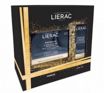 LIERAC COFANETTO PREMIUM CREMA VOLUPTUEUSE 50ML + TRATTAMENTO OCCHI 15ML